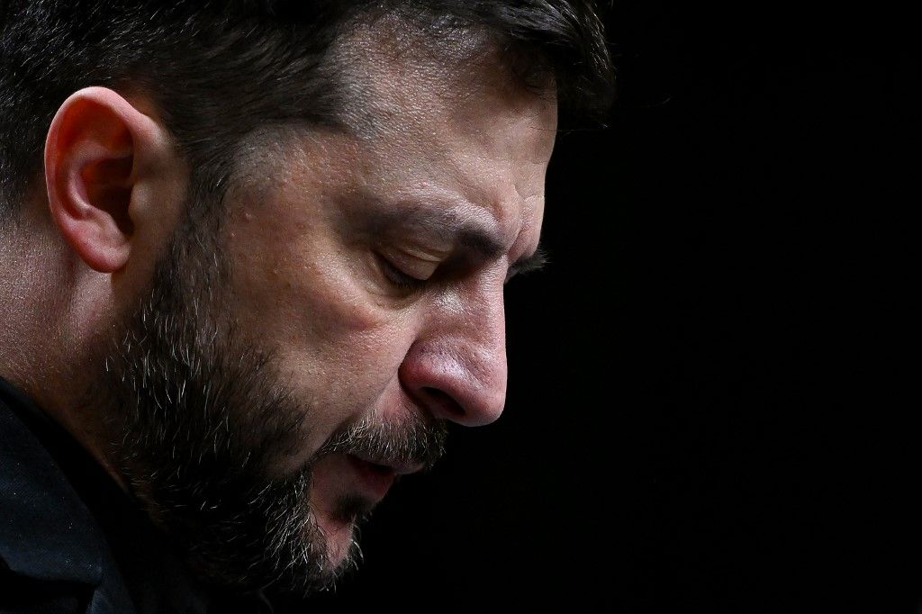 Volodimir Zelenszkij (Fotó: AFP)