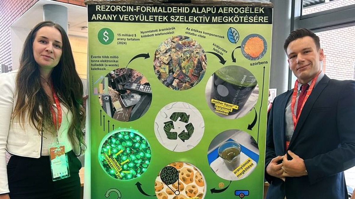 Magyar egyetemista jött rá, hogyan lehet a legegyszerűbben kinyerni az aranyat a hulladékból: ez a módszer, lecsaphat rá az ipar 
