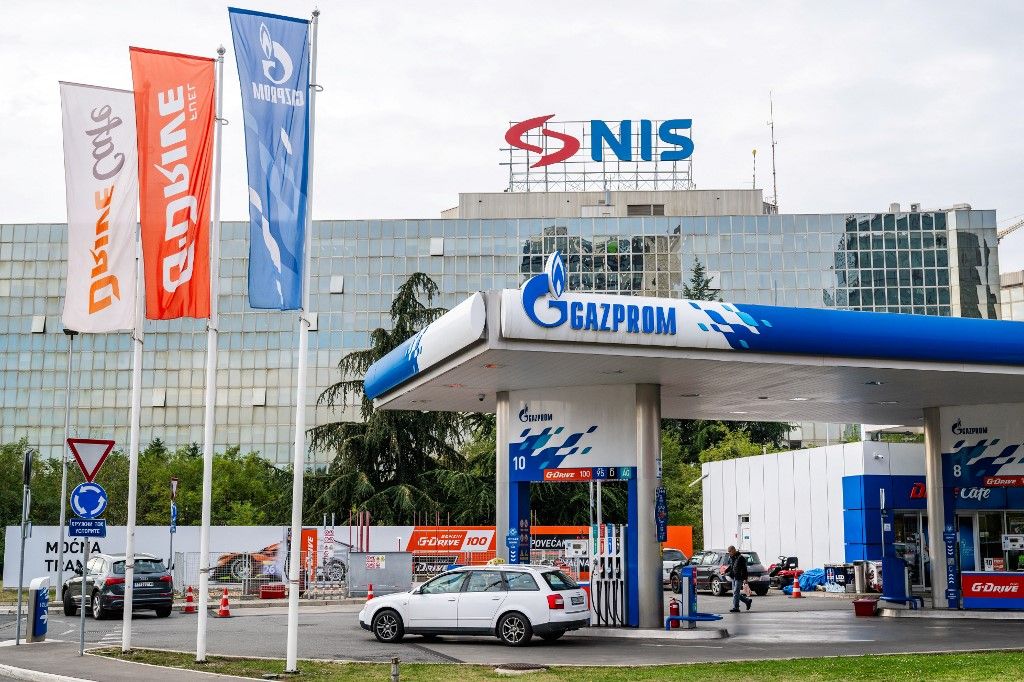 NIS Gazprom szerbiai üzemanyagellátás