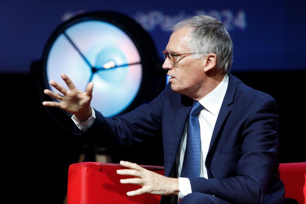 európai autóipar FRANCE-AUTOMOTIVE-SUMMIT-2024-PARIS