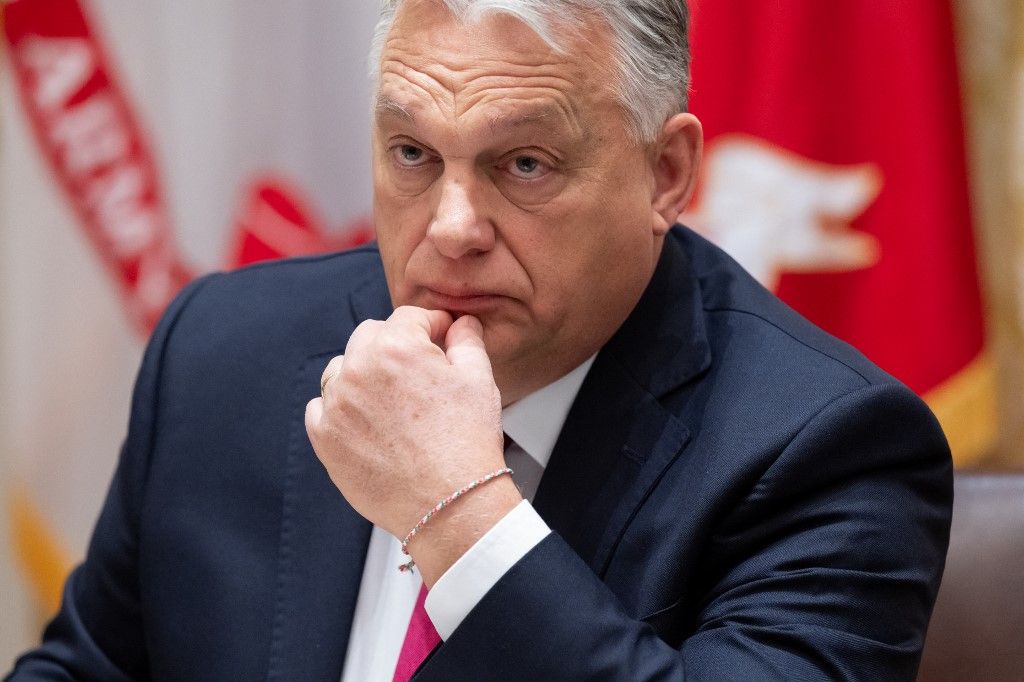 Hungarian PM Orban meets US president Trump