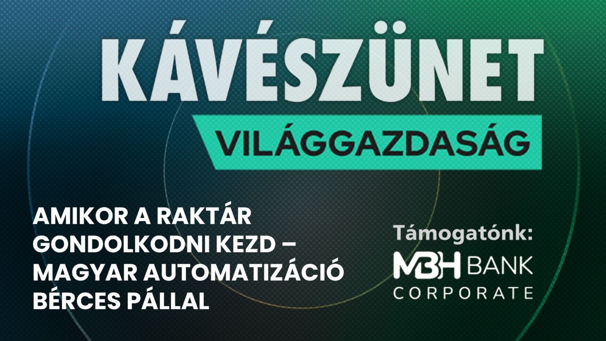 Amikor a raktár gondolkodni kezd – magyar automatizáció Bérces Pállal