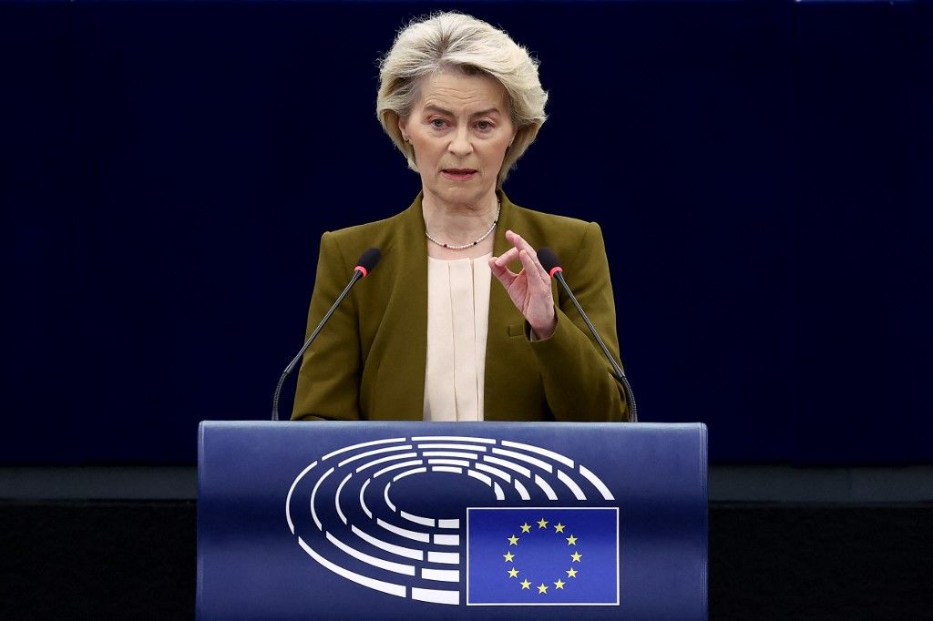Ursula von der Leyen, Európai Bizottság, EU
orosz-ukrán háború