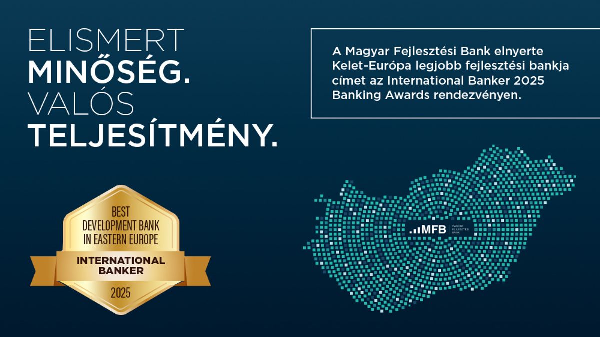Nívós nemzetközi díjat kapott a Magyar Fejlesztési Bank (x) 