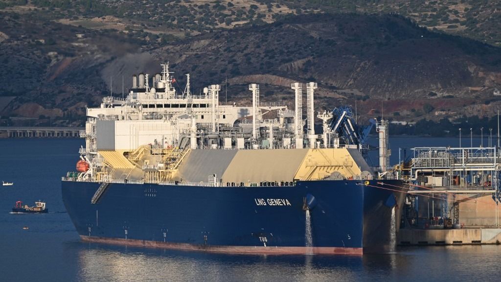US LNG Unloaded At Revithoussa Terminal Near Athens