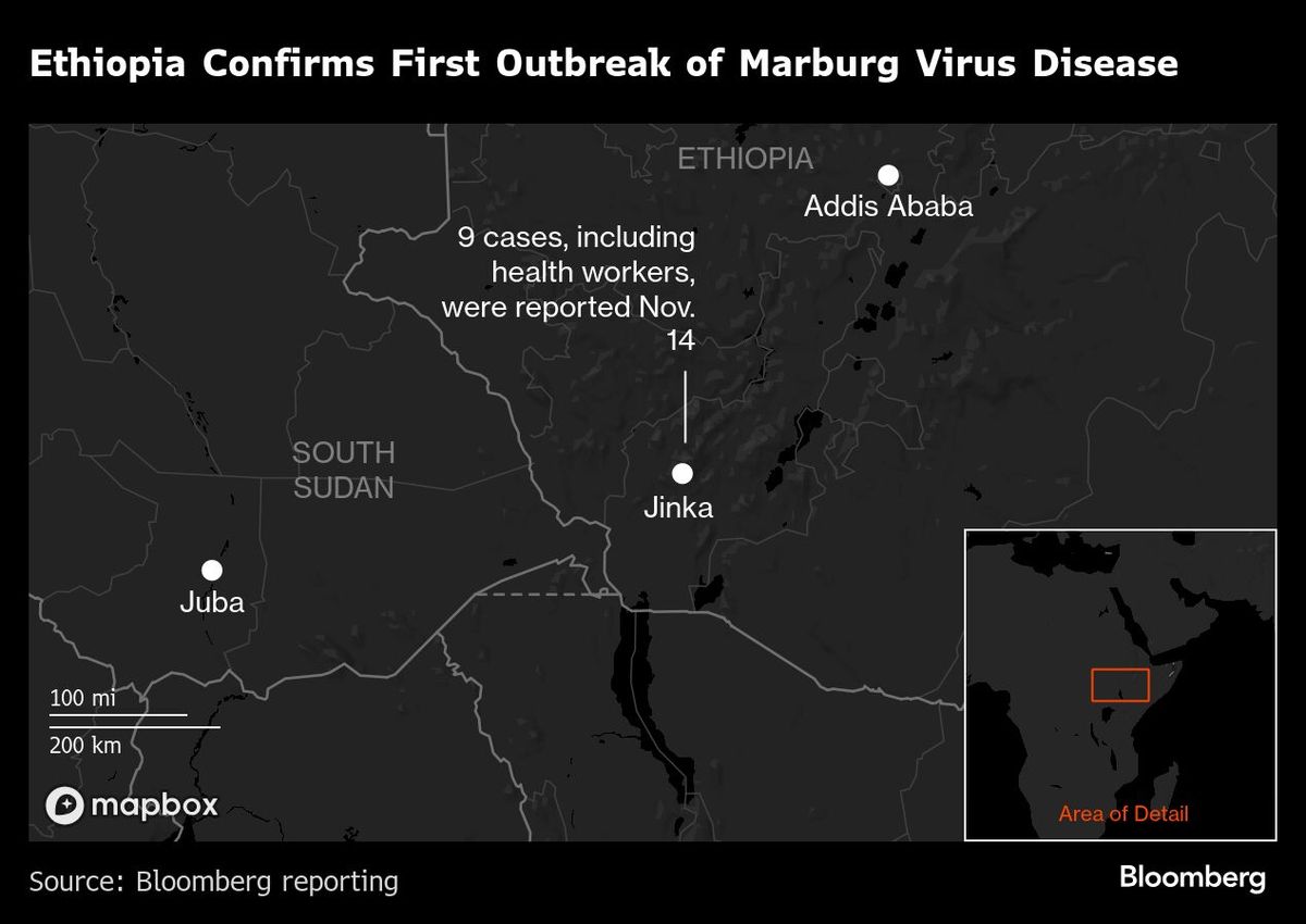 Ethiopia Confirms First Outbreak of Marburg Virus Disease