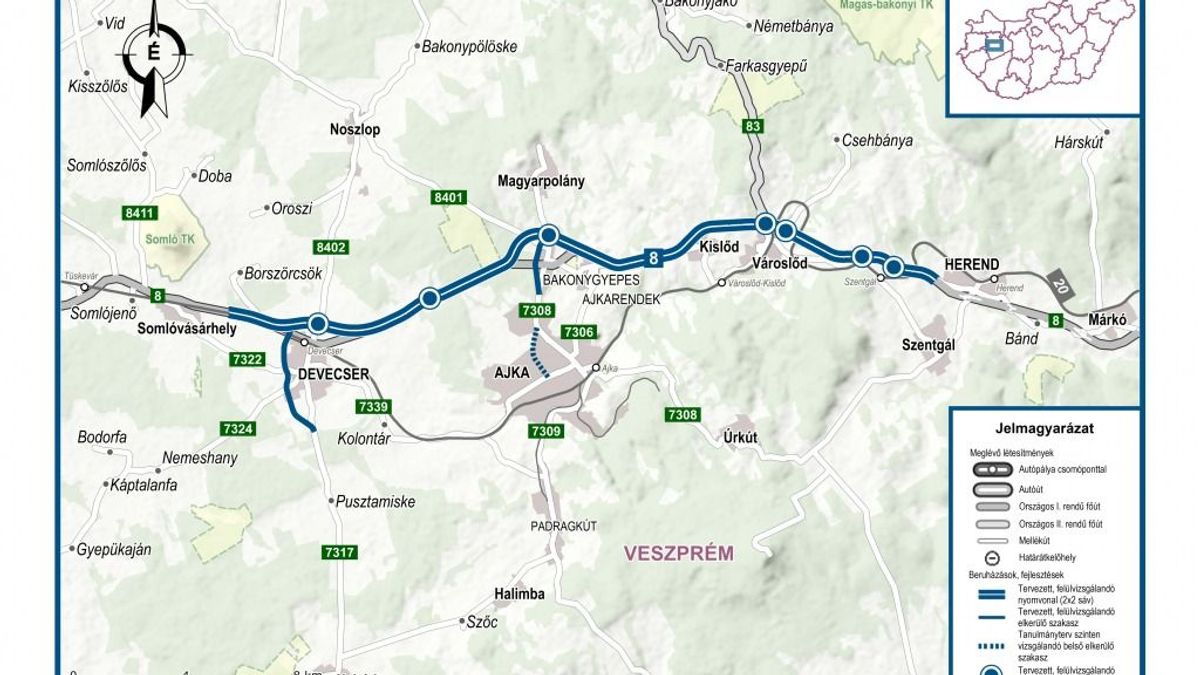 Újabb főutat négysávosít a kormány: a Balaton egyik legfontosabb útépítése indul el – térképen a nyomvonal 
