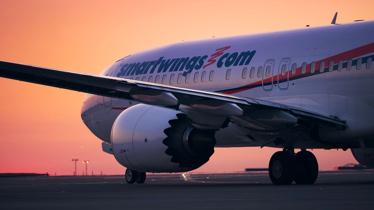 Smartwings, Prague,,Czech,Republic,-,August,04,,2022:,Smartwing,Boeing,B737-8