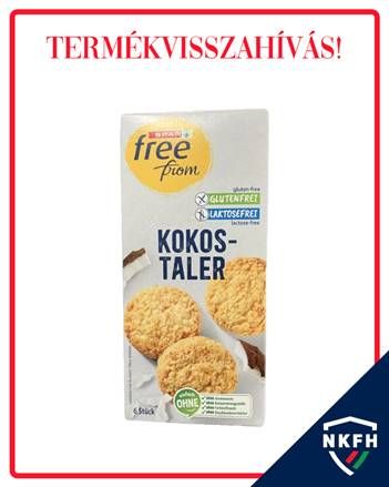 Spar kokos taler
termékvisszahívás, NKFH