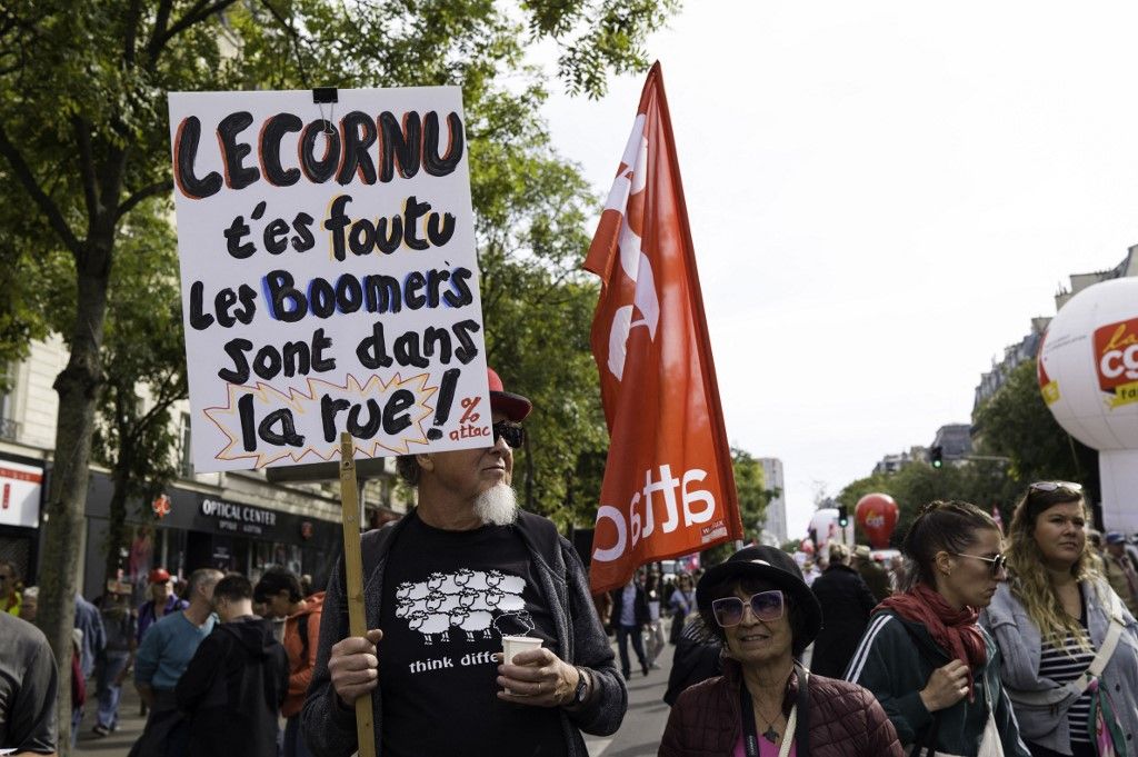 FRANCE - INTERPROFESSIONAL PROTEST DEMONSTRATION