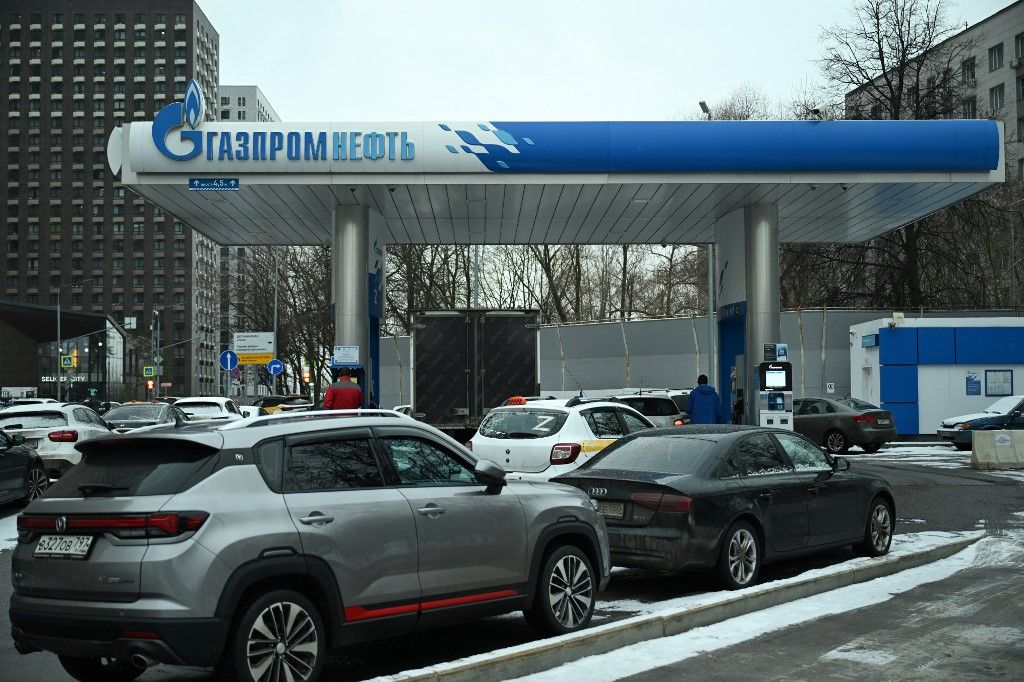 Gazpromnyeft benzinkút orosz olajfinomítók