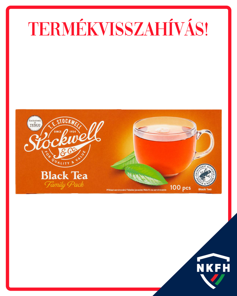 Tesco  Stockwell, Fekete tea