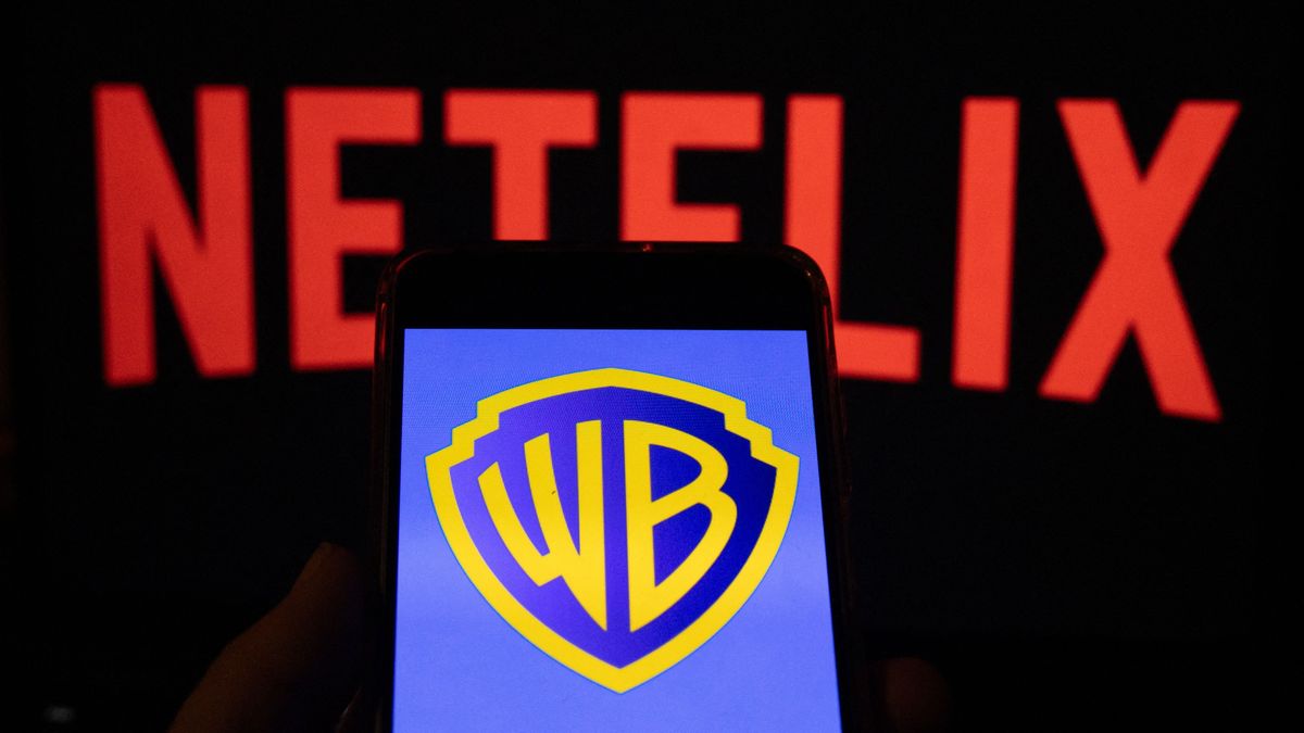 Netflix, Paramount And Warner Bros Photo Illustrations