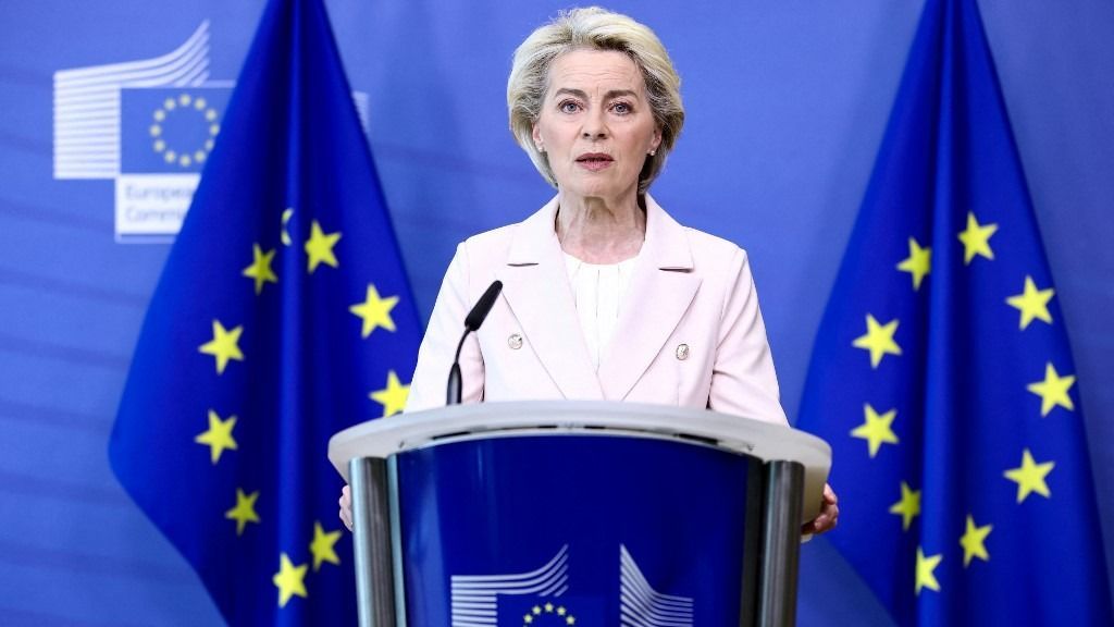 Ursula von der LeyenEurópai Unió, Európai Bizottság, EU, EBOroszország szankciókorosz-ukrán háború, konfliktus