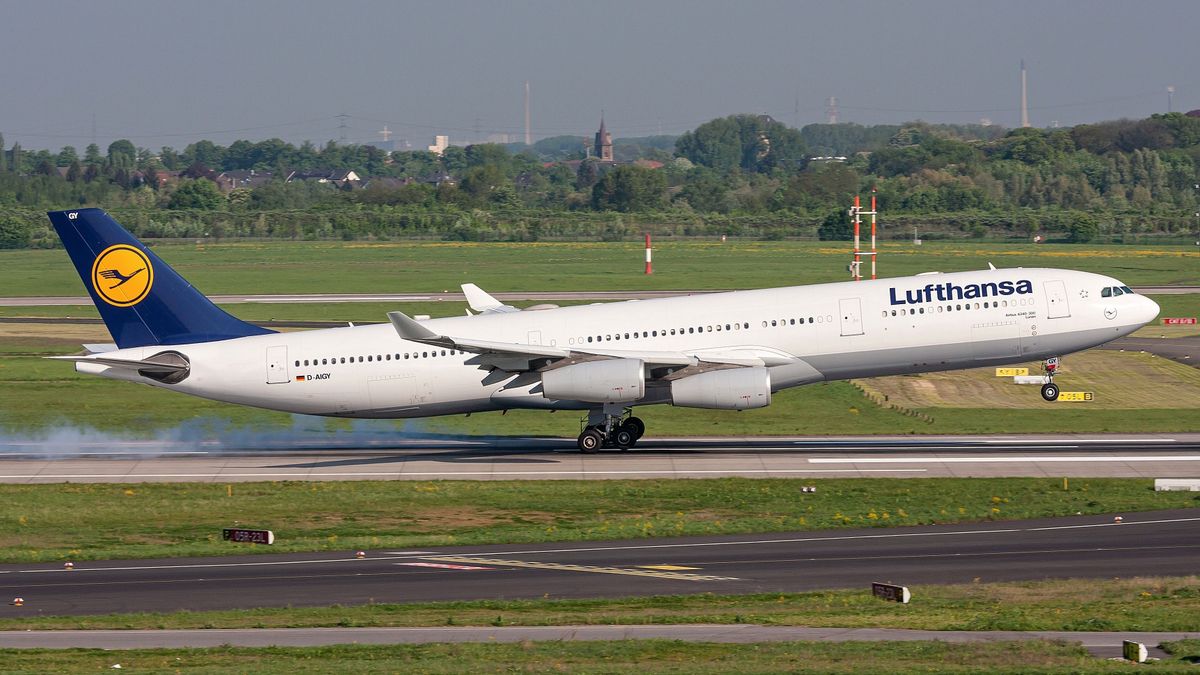 Lufthansa német légitársaság
Airbus repülőgép
légi közlekedés