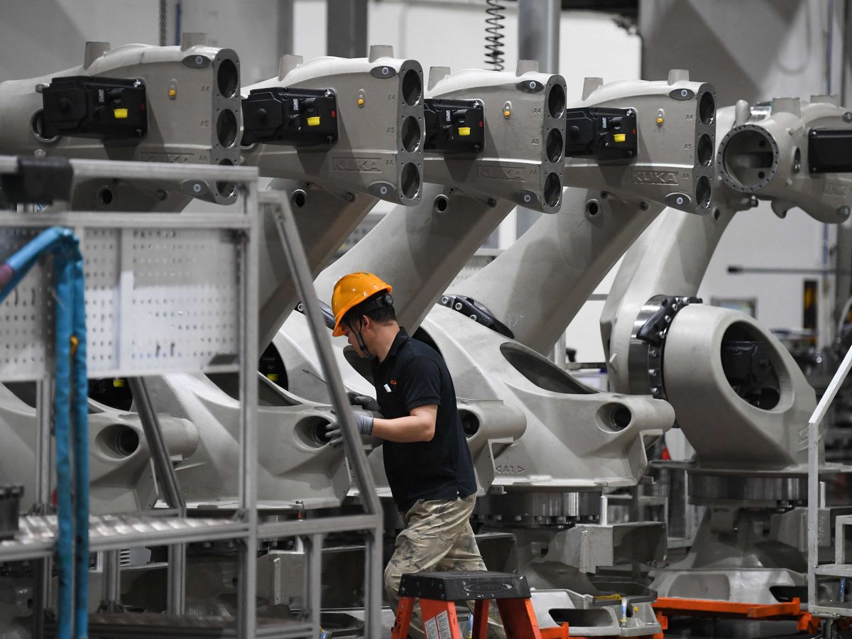 A humanoid robotok alkalmazása javította a hatékonyságot is. (illusztráció) Fotó: Xinhua via AFP