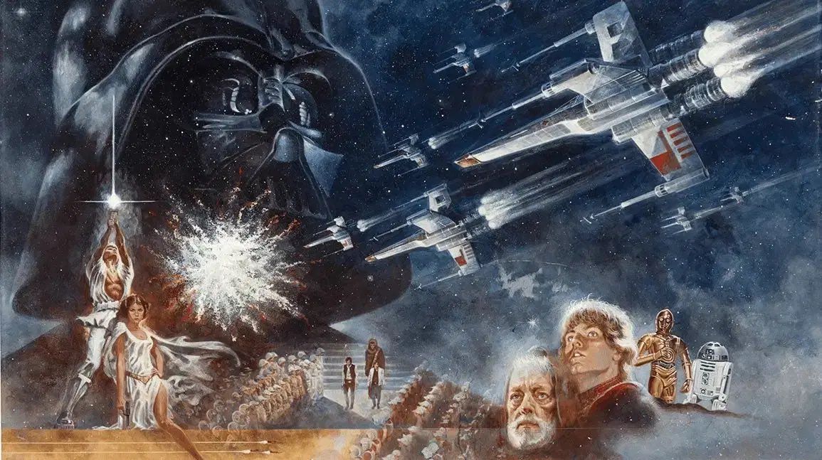 Egy messzi-messzi galaxis ikonja: Rekordáron kelt el a Star Wars ikonikus festménye