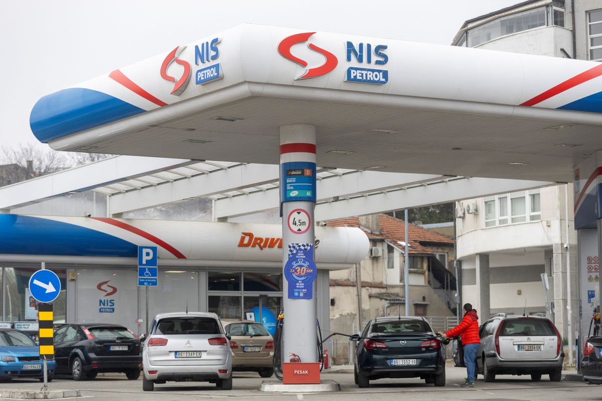 Serbian oil company NIS in ownnership by the Russian oil producer Gazprom Neft
