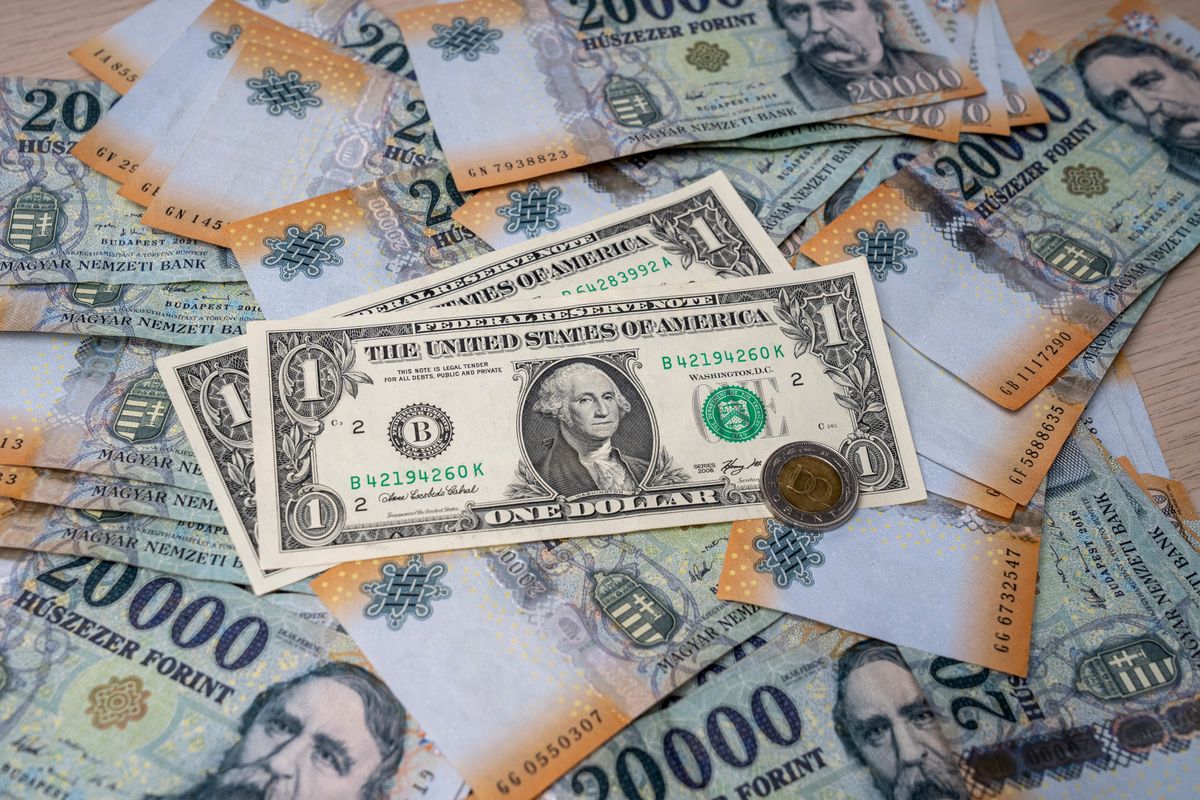 forint, dollár, euró