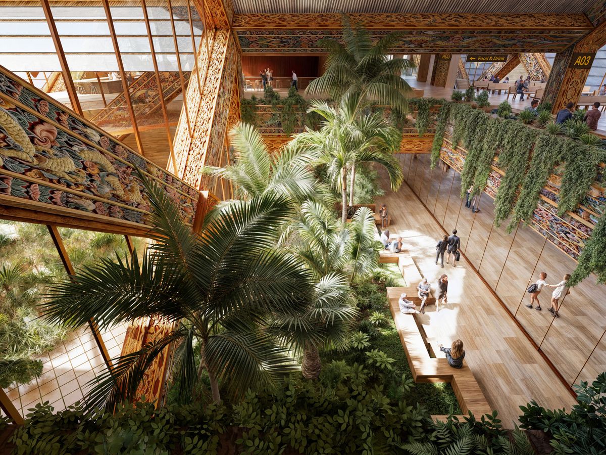 Un aéroport international va être construit dans le royaume himalayen reculé du Bhoutan, ressemblant exactement à l'un des temples angulaires du pays.