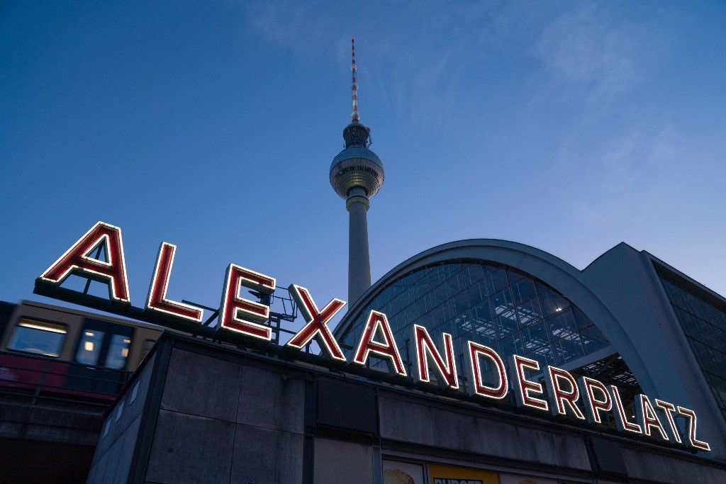 Németország Television tower at Alexanderplatz