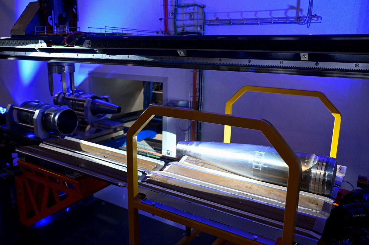 Inside arms manufacturer CSG's Slovak factory