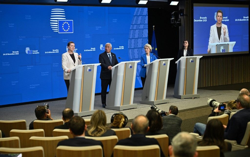 Antonio Costa - Ursula von der Leyen - Mette Frederiksen