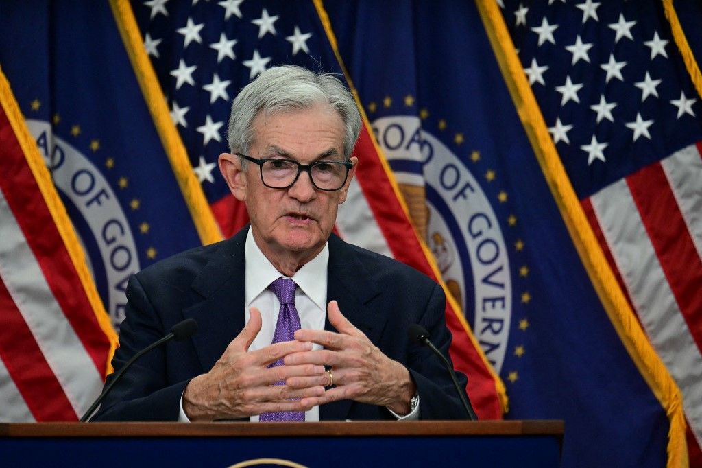 Fed Chair Jerome Powell holds press conference at end of Monetary Policy Committee meeting