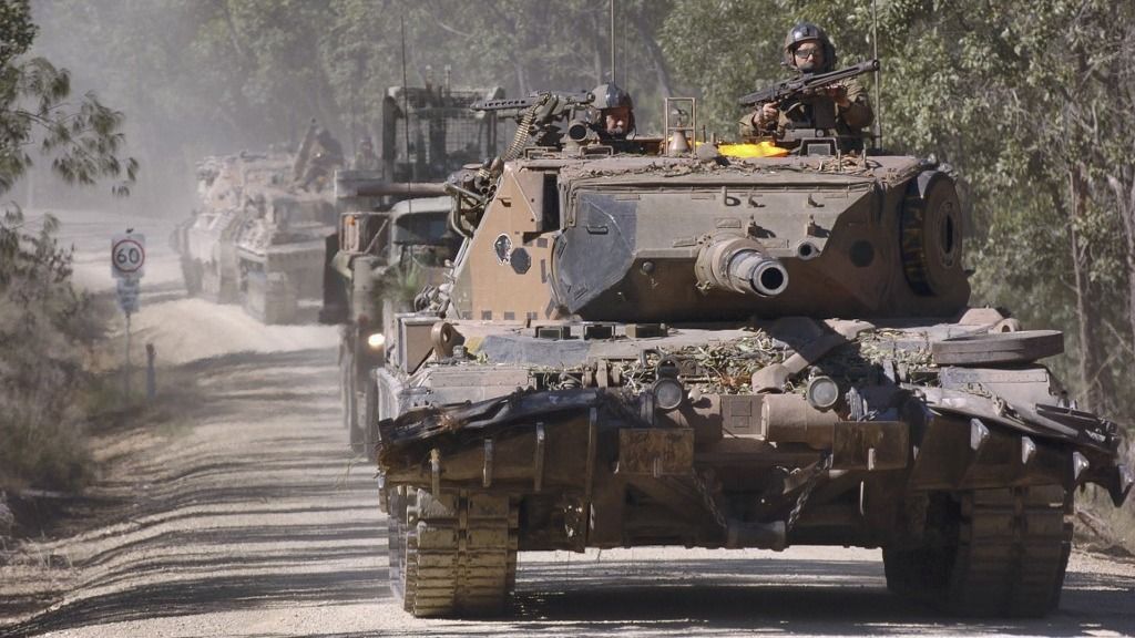 A German designed Leopard AS1 Gun Tank