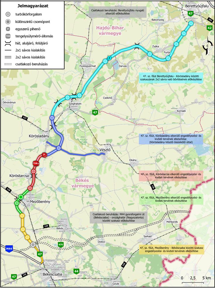 Nyilvánosságra hoztak Magyarország új gyorsforgalmi útjának a nyomvonalát: így kötik össze négy sávon a Dél-Alföldet Észak-Alfölddel – térkép