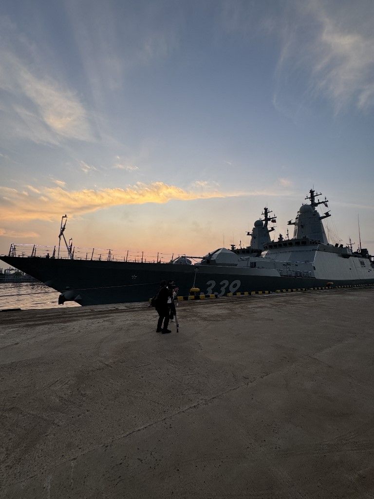 Russia Warship In Indonesia