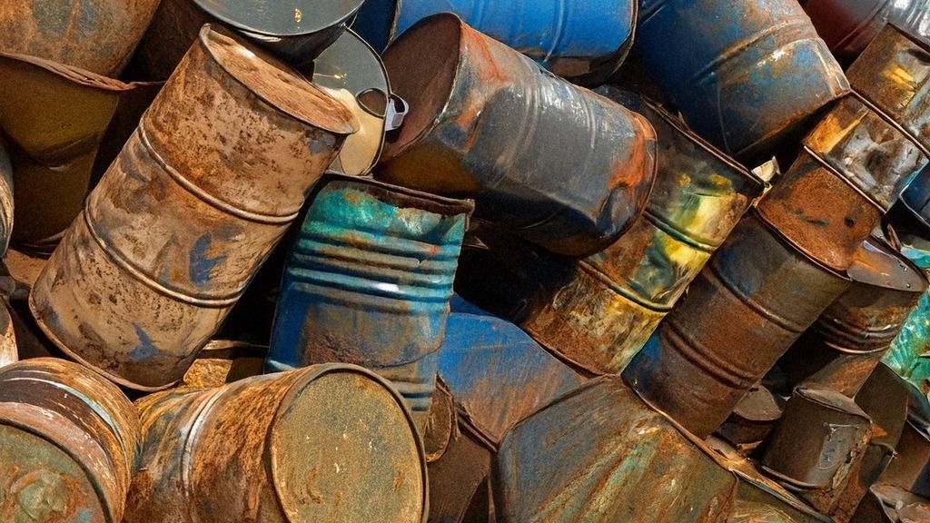 Old oil barrels venezuelai olaj