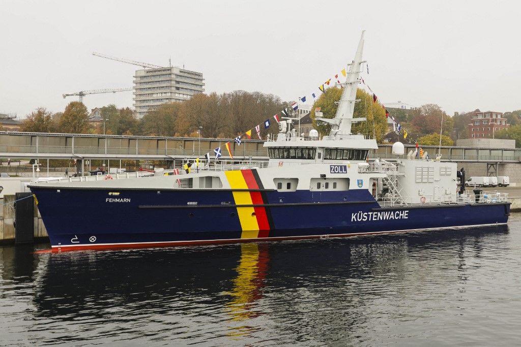 Customs ship "Fehmarn" christened in Kiel Irreálisnak bizonyulhat az EU vállalása – kevesebbet költ amerikai gázra és olajra, mint egy éve