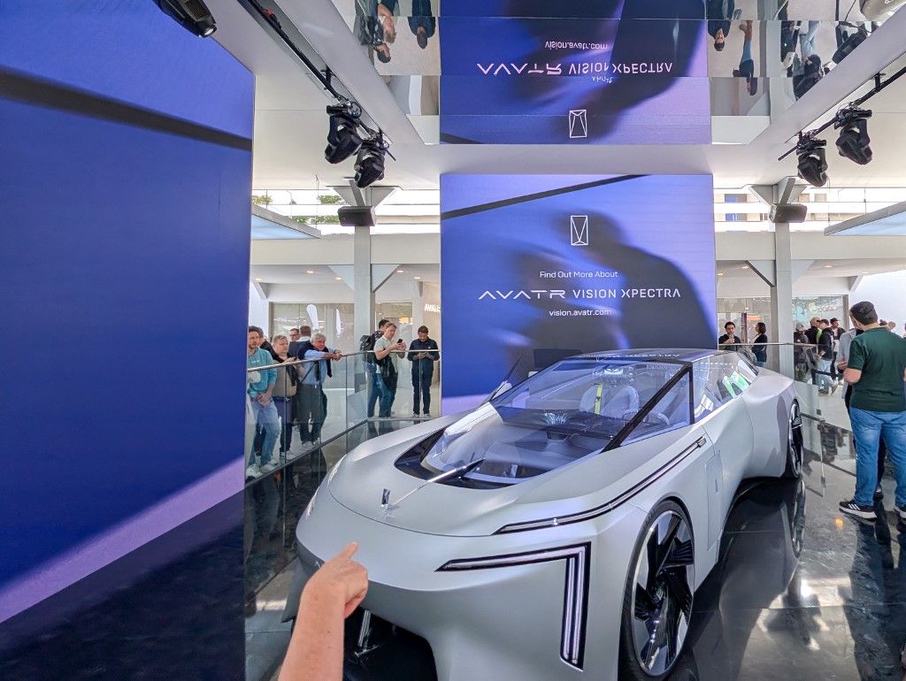 Chinese Electric Car Brand Avatr At IAA Mobility In Munich