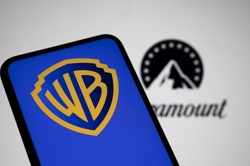 Photo Illustrations Of The Netflix/Paramount Battle For The Acquisition Of Warner Bros.
