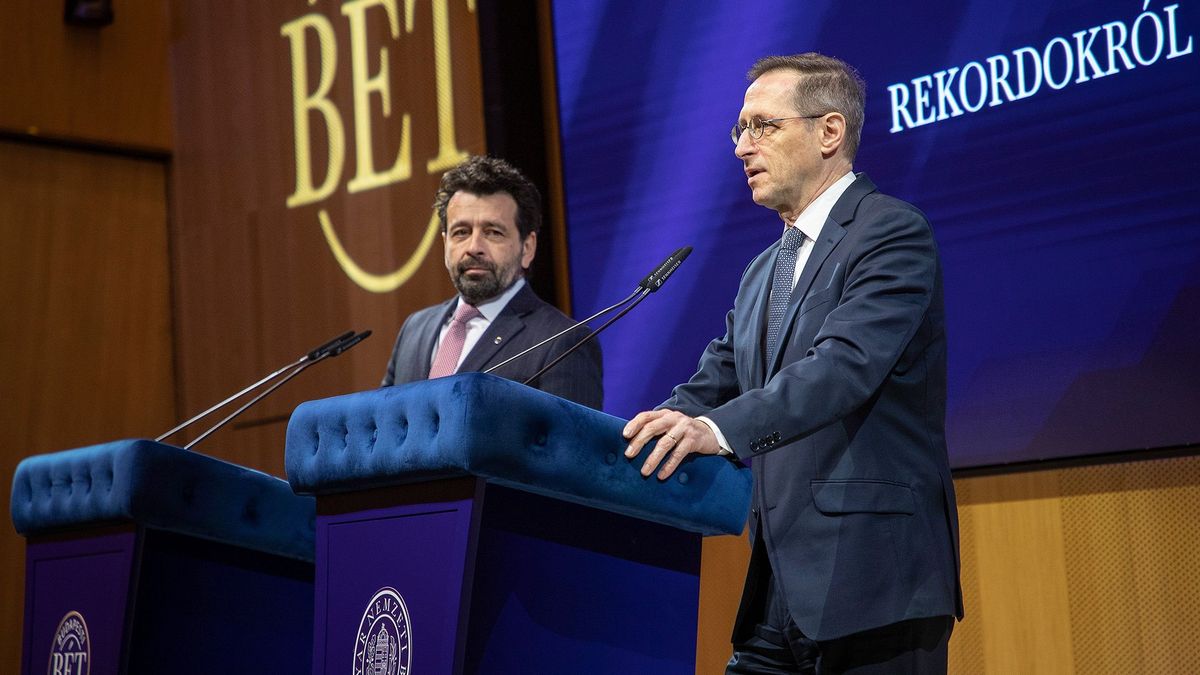 Fergeteges évet zárt a pesti börze, hasonló folytatást vár idén is Varga Mihály, aki elárulta azt is, hogy mikor csökken a jegybanki célra az infláció 