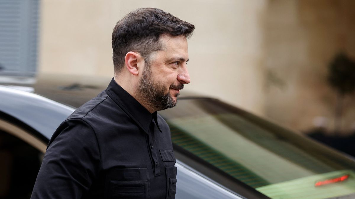 Volodimir Zelenszkij ukrán elnök
Kijev, Ukrajna
orosz-ukrán háború