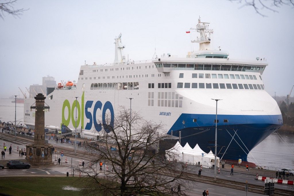 New ''Jantar Unity'' Ferry Presented In Szczecin