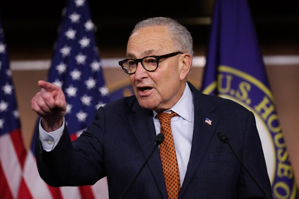 Democrat Leaders Press Conference At Capitol