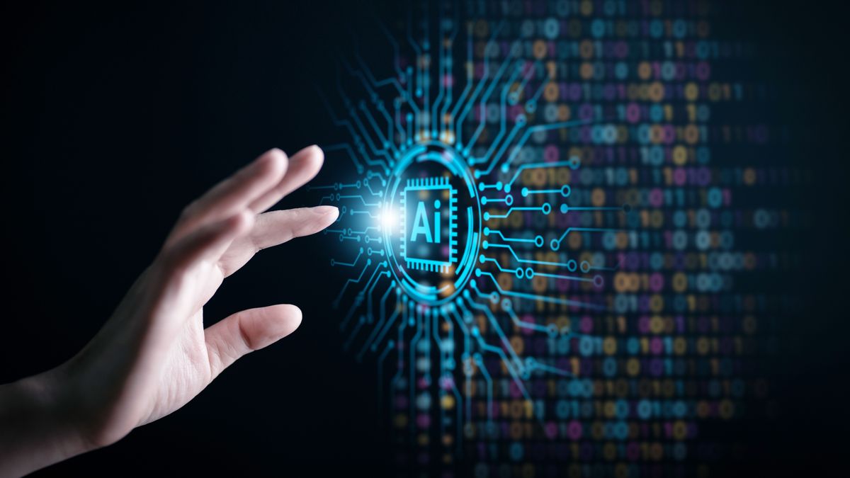 geopolitikai,Hands,Of,Human,Connect,Artificial,Intelligence,Ai,Circuit,Board,,Ai,