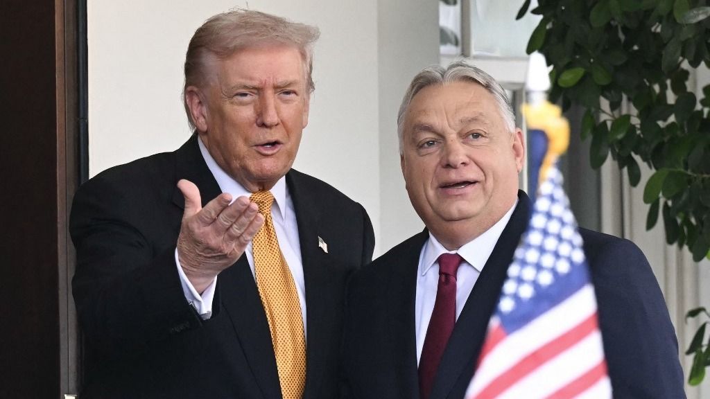 Hungarian PM Orbán meets US president Trump
