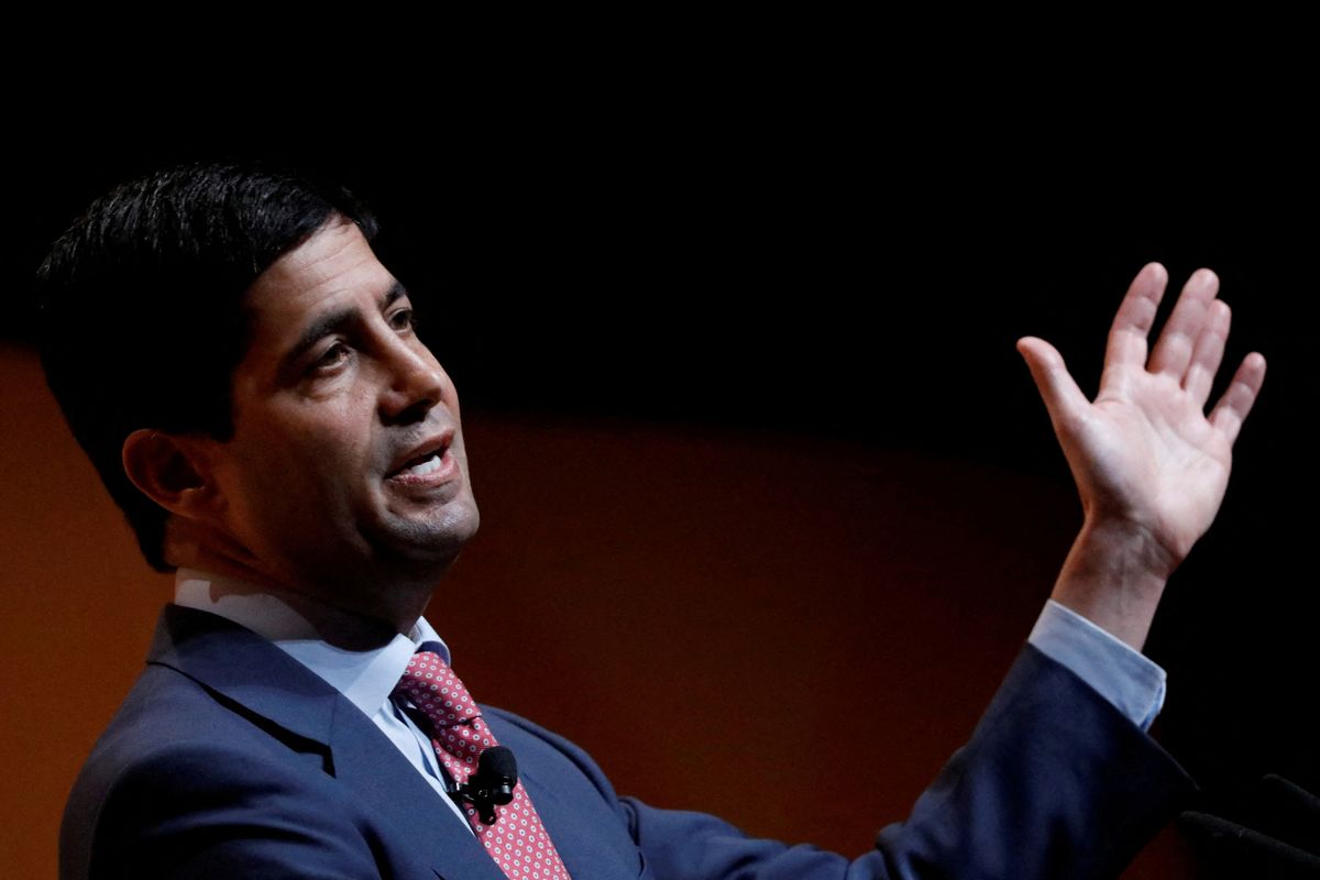 FILE PHOTO: Former U.S. Fed Governor Kevin Warsh in New York City