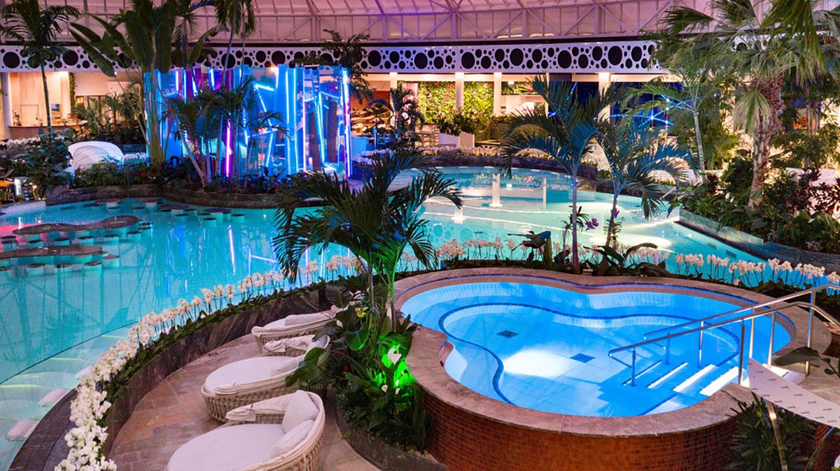 A világ legnagyobb termálfürdője Magyarországról is könnyedén elérhető. Fotó: Therme Erdin