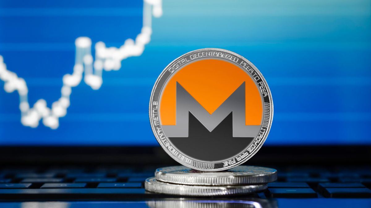 privacy coin,Monero,(xmr),Cryptocurrency;,Silver,Monero,Coin,On,The,Background,Of