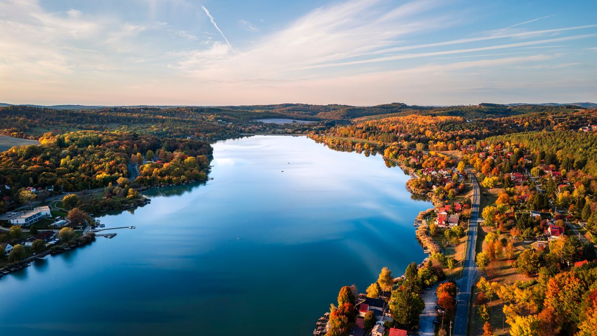Orfu,Landscape,In,Autumn,,Hungary