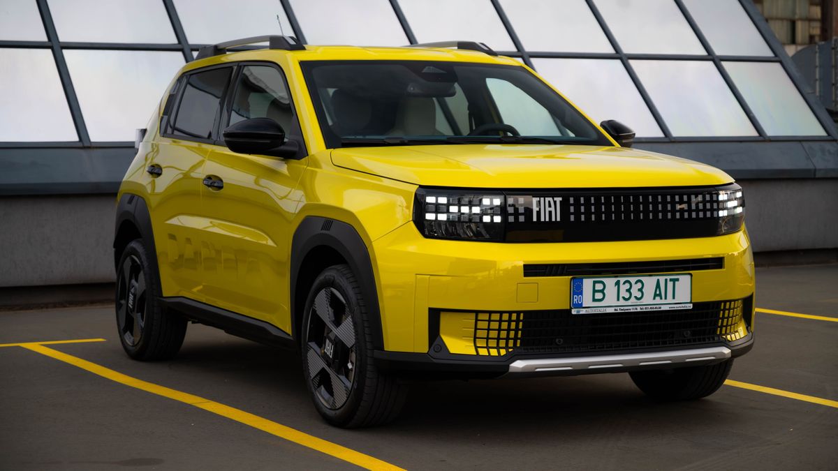 Bucuresti,,Romania,-,July,25,,2025:,2025,Fiat,Grande,Panda