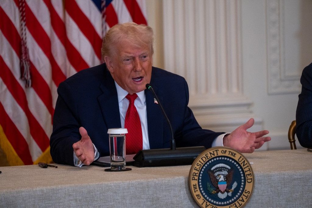 U.S. President Donald Trump Speaks During A Rural Health Investment Roundtable In The East Room Of The White House In Washington, DC. magyar
