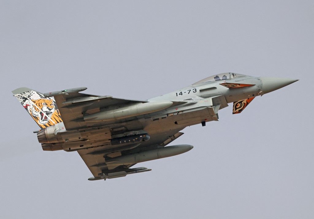 európai védelmi részvények Activity at the Torrejon de Ardoz military base on the occasion of the National Day of Spain parade in Madrid