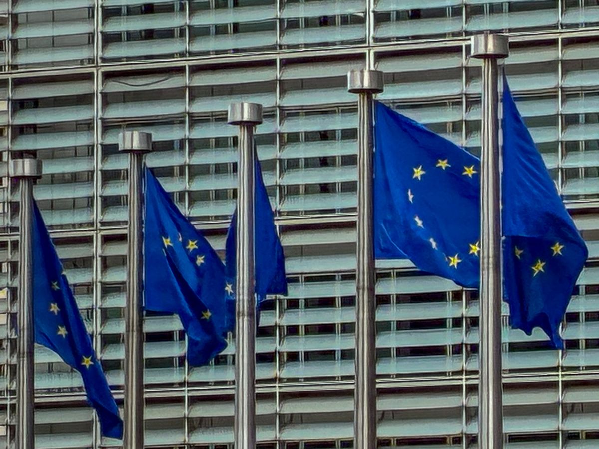 Európai Unió European Union Flags In Brussels európai uinó