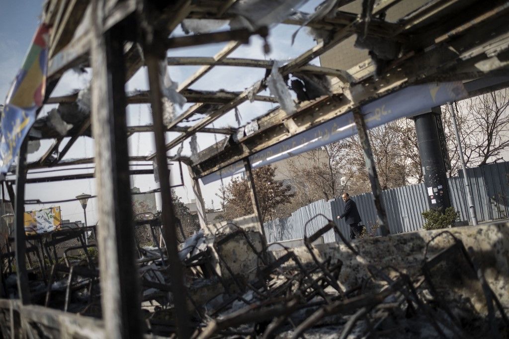 Aftermath Of Anti-Government Protest In Tehran